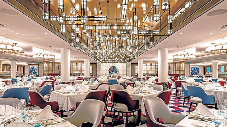 The Dining Room on board Spirit of Adventure